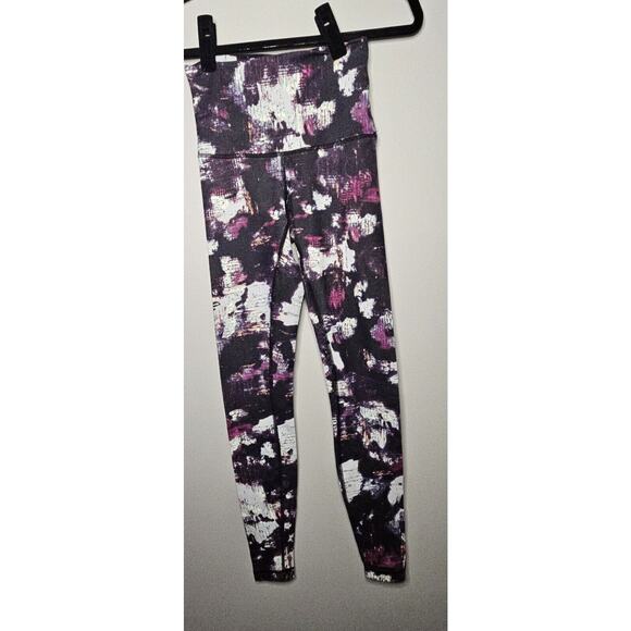 Lululemon Wunder Under Pant (Hi-Rise) Kara Blossom Multi Size 4 Stretch - Picture 3 of 7